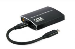  Cablexpert (A-CM-HDMIF2-01) USB-C - 2HDMI/PD/ 3,5