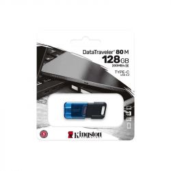 USB   Kingston DataTraveler 80 M Blue/Black (DT80M/128GB) -  3