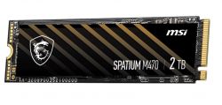  SSD 2TB MSI Spatium M470 M.2 2280 PCIe 4.0 x4 NVMe 3D NAND TLC (S78-440Q470-P83) -  2