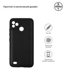 - Armorstandart Matte Slim Fit  Tecno Pop 5 Go (BD1) Camera cover Black (ARM65318) -  2