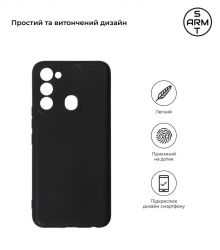  Armorstandart Matte Slim Fit  Tecno Spark 8C (KG5) Camera cover Black (ARM64524) -  2