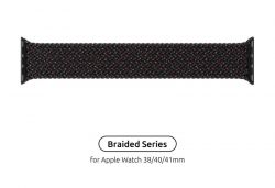  Armorstandart Braided Solo Loop  Apple Watch 38mm/40mm/41mm Black Unity Size 2 (120 mm) (ARM64894) -  1