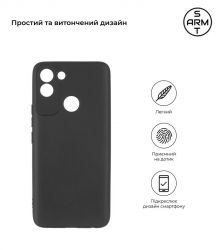 - Armorstandart Matte Slim Fit  Tecno Pop 5 LTE (BD4) Camera cover Black (ARM63705) -  2