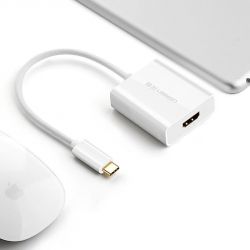  Ugreen USB Type-C - HDMI, White (40273) -  2