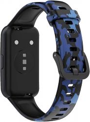  BeCover Modern Style  Huawei Band 7/Honor Band 7 Black-Blue (709445) -  2