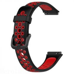  BeCover Vents Style  Huawei Band 7/Honor Band 7 Black-Red (709440) -  1