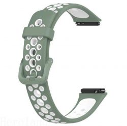  BeCover Vents Style  Huawei Band 7/Honor Band 7 Green-White (709443) -  1
