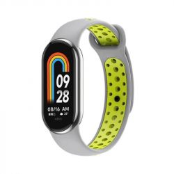  BeCover Vents Style  Xiaomi Mi Smart Band 8 Gray-Green (709418) -  1