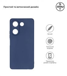 - Armorstandart Matte Slim Fit  Tecno Camon 20 Pro 4G Camera cover Blue (ARM69073) -  2