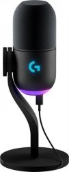  Logitech Yeti GX Dynamic RGB Gaming Mic with Lightsync Black (988-000569)