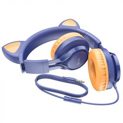  Hoco W36 Cat Ear Midnight Blue (W36MB) -  2