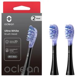     Oclean UW02 B02 Ultra White Brush Head Black (2 ) (6970810553550)