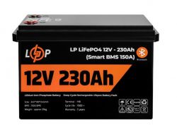   LogicPower 12V 230 AH (2944Wh) Smart BT   (BMS 150A/75) LiFePO4