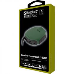  Sandberg Survivor Powerbank 10000mAh Green (420-60) -  10