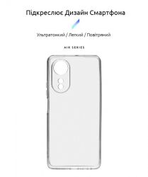 - Armorstandart Air  Oppo A58 4G Camera cover Transparent (ARM70650) -  2