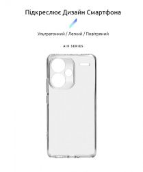 - Armorstandart Air  Xiaomi Redmi Note 13 Pro+ 5G Camera cover Clear (ARM71837) -  2