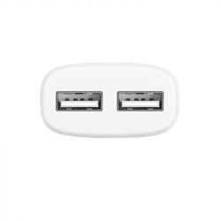    Hoco C12 (2USB, 2.4) White (C12MW) +  MicroUSB -  2