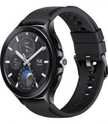 - Xiaomi Watch 2 Pro Bluetooth Black Case with Black Fluororubber Strap (BHR7211GL)