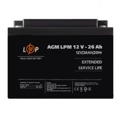      LogicPower LPM 12V 26AH AGM -  3