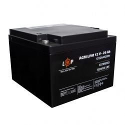      LogicPower LPM 12V 26AH AGM -  4