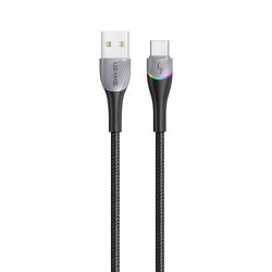  Usams US-SJ542 USB - USB Type-C, 1.2 , Black (SJ542USB01)