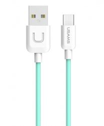  Usams US-SJ099 USB - USB Type-C, 1 , Cyan (TCUSBXD03)