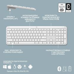  (, )  Logitech Signature Slim Combo MK950 OffWhite (920-012491) -  9