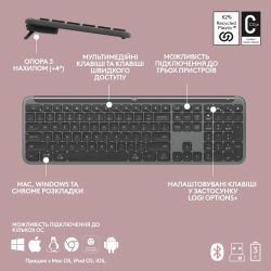  (, )  Logitech Signature Slim Combo MK950 for Business Graphite (920-012508) -  9