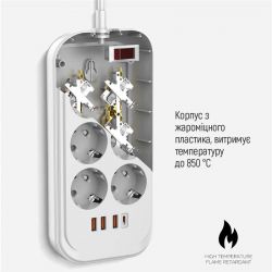   ColorWay CW-CHE64PDW 6 , 4USB (Type-C PD20W + 3USB QC3.0) (38W), 2, White -  9