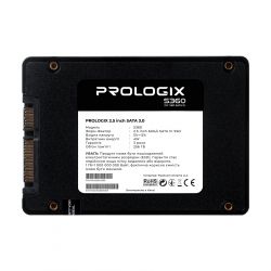  SSD 256GB Prologix S360 2.5" SATAIII TLC (PRO256GS360) -  2