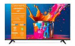  42" OzoneHD 42FSN93T2, LED Full HD 1920x1080 60Hz, Smart TV, DVB-T2, HDMI, USB, Vesa 200x200