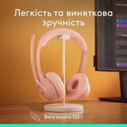 Bluetooth- Logitech Zone 300 Wireless Rose (981-001412) -  8