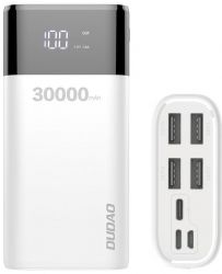  Dudao Power Bank K8Max 30000mAh White (6973687240776)