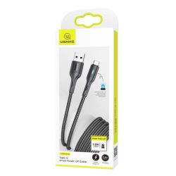  Usams US-SJ460 USB - USB Type-C, 1.2 , Black (SJ460USB01) -  2