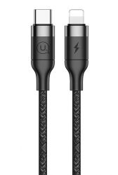  Usams US-SJ350 USB Type-C - Lightning, 1.2 , Black (SJ350USB01)