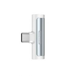  Remax RL-LA03a Smooth 2in1 USB Type-C-3.5mm/USB Type-C White (6954851298809)