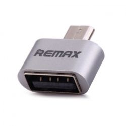  Remax RA-OTG microUSB-USB Silver (6954851289777)