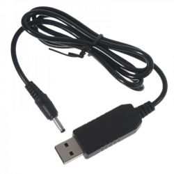   SK USB-DC5.5mmx2.1 9V 1m Black (40002274412096.5x2.1) -  2