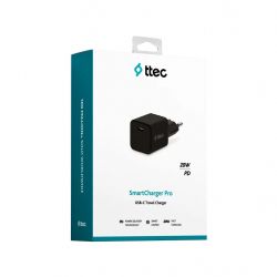    Ttec SmartCharger USB-C /20 Black (2SCP01S) -  5