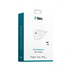    Ttec SmartCharger USB-C /20 White (2SCP01B) -  5