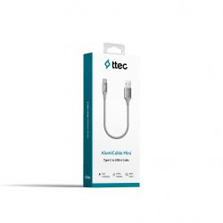  Ttec AlumiCable Mini USB - USB Type-C (M/M), 0.3 , Dark-Gray (2DK26UG) -  2