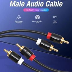  Vention 2RCA - 2RCA (M/M), 1 , Black (VAB-R06-B100) -  5