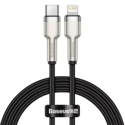  Baseus Cafule Metal USB Type-C-Lightning, 20W, 1 Black (6953156202061)