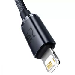  Baseus Crystal Shine USB-Lightning, 2.4A, 1.2 Blue (6932172602697) -  4