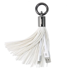  Remax RC-053i Tassel Ring USB-Lightning, 0.15, White (6954851260158)