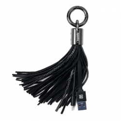  Remax RC-053i Tassel Ring USB-Lightning, 0.15, Black (6954851260141)