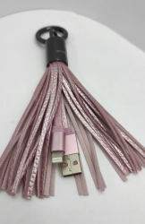  Remax RC-053i Tassel Ring USB-Lightning, 0.15, Pink (6954851260189) -  2