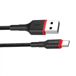  USB 2.0 Type-C - 1.0 Colorway (PVC - red head) 2.4 1  CW-CBUC064-BK