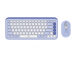  (, )  Logitech Pop Icon Combo Lilac (920-013078)