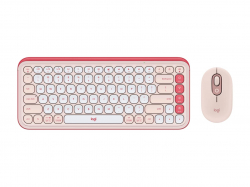  (, )  Logitech Pop Icon Combo Rose (920-013142)